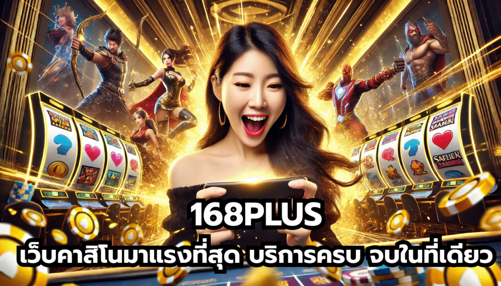 168PLUS เว็บคาสิโนออนไลน์มาแรงที่สุด บริการครบ จบในที่เดียว
