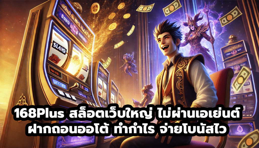 168plus สล็อตเว็บใหญ่ ไม่ผ่านเอเย่นต์ ระบบฝากถอน ทันสมัย เกมทำกำไร จ่ายโบนัสไวเวอร์-2